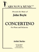 Concertino for Piano and Orchestra Orchestra sheet music cover